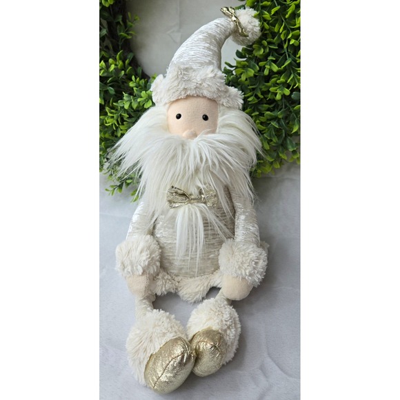 Jellycat Other - Jellycat Shimmer Santa Large 21" Gold  Metallic Christmas Plush Retired Rare HTF